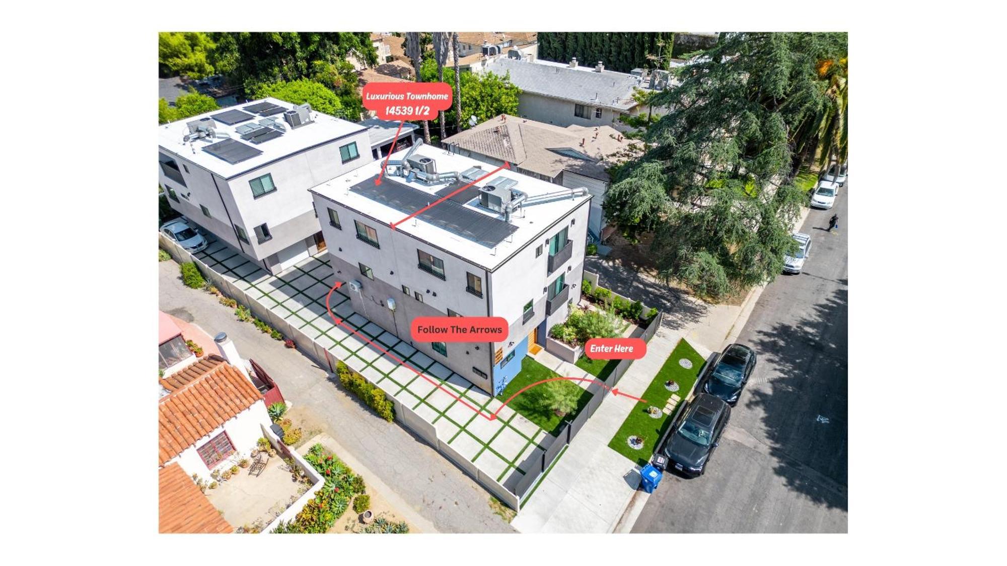 Luxurious Townhome W/3 Master Suites Gated Parking Λος Άντζελες Εξωτερικό φωτογραφία